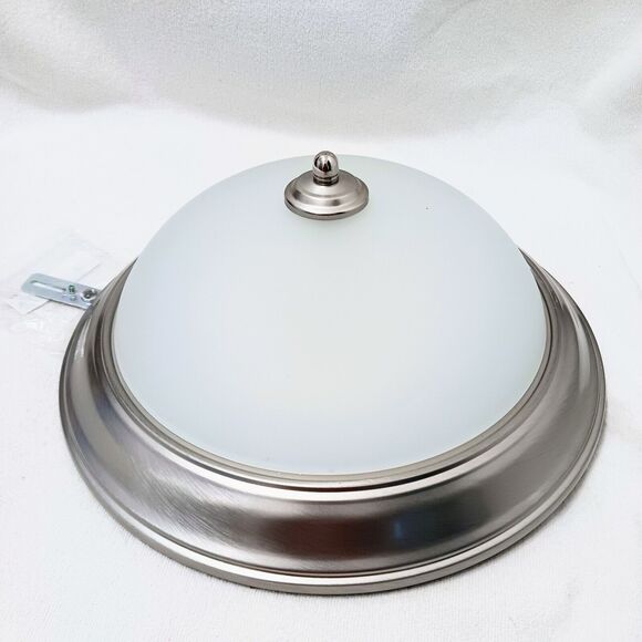 Thomas Lighting 13" CEILING HALLWAY Light Flush Mount SILVER BRUSHED NICKLE - Picture 10 of 10